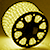 Светодиодный дюралайт трехжильный (28LED на 1м, бухта 100м, 3W, круглый 11мм, чейзинг) желтый