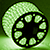 Светодиодный дюралайт трехжильный (28LED на 1м, бухта 100м, 3W, круглый 11мм, чейзинг) зеленый