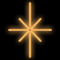 Фигура из дюралайта «Полярная звезда» (50х70см, IP65, уличная) теплый белый