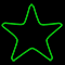 Фигура из дюралайта «Звезда» (55х55см, IP65, уличная) зеленый