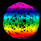 Светодиодная гирлянда «Шарики из ниток – Мульти» (10LED,d6см,2м) разноцветная
