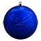 Елочные шары набор (6шт, d6см, глянцевые) синий
